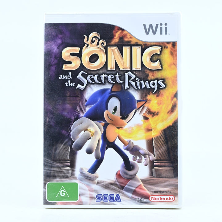 SEALED! Sonic and the Secret Rings - Nintendo Wii Game - PAL - Complete in box