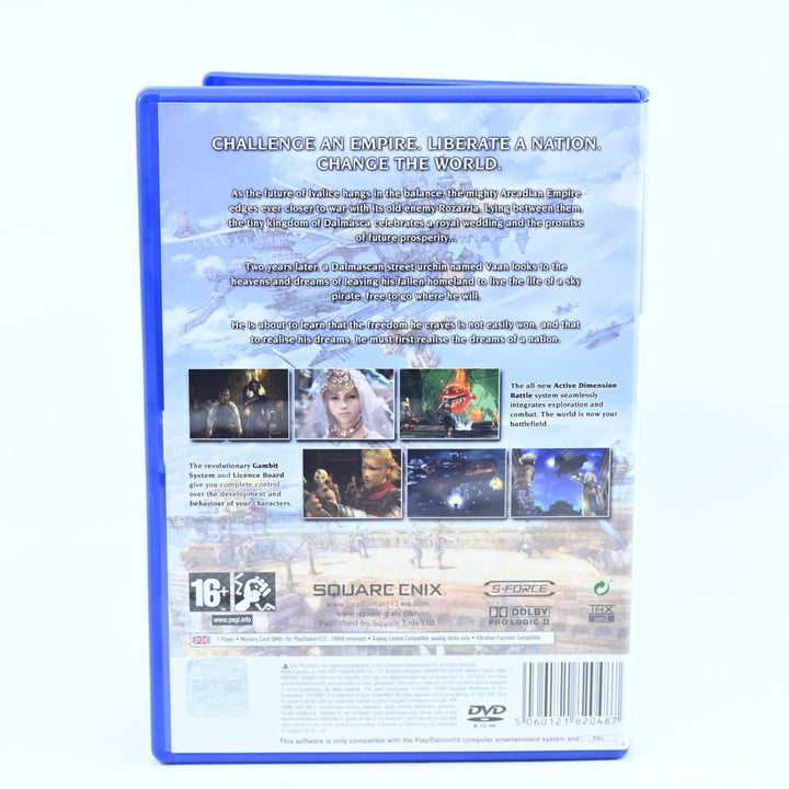 Final Fantasy XII - Sony Playstation 2 / PS2 Game + Manual - PAL - MINT DISC!
