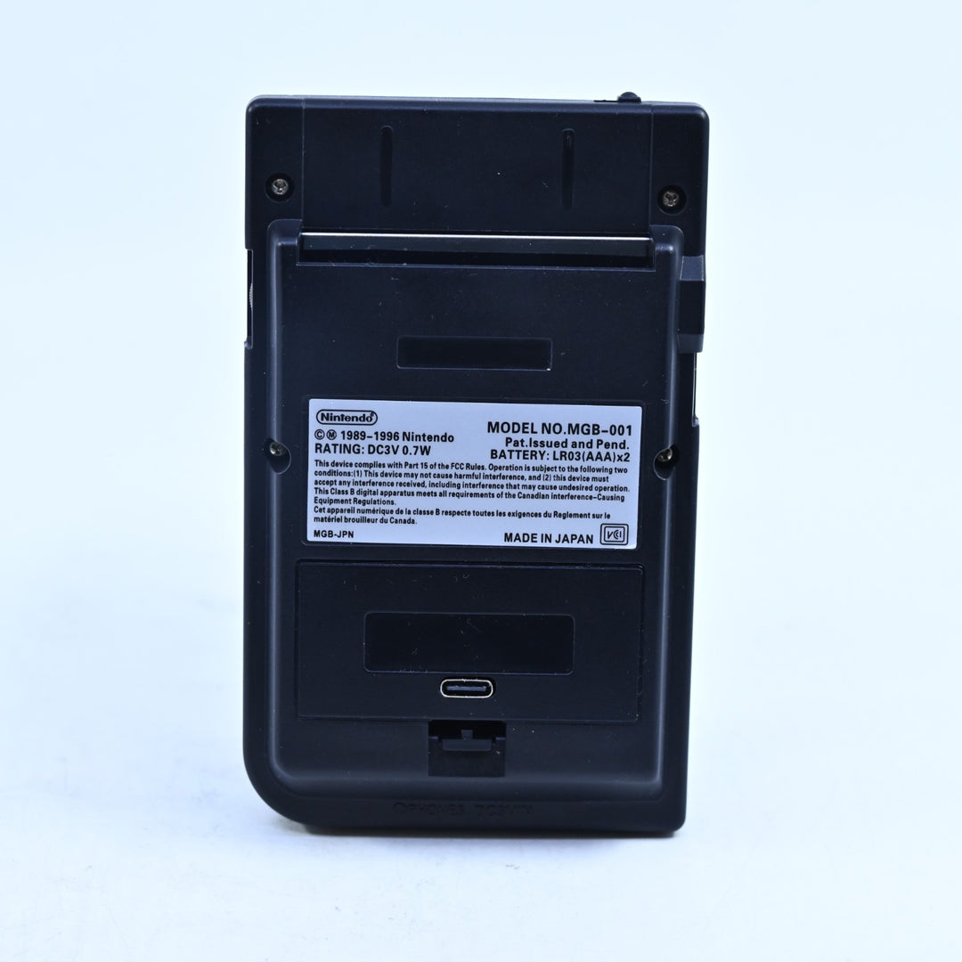 Black - IPS + USB-C - Nintendo Gameboy Pocket Console - MGB-001 - FREE POST!