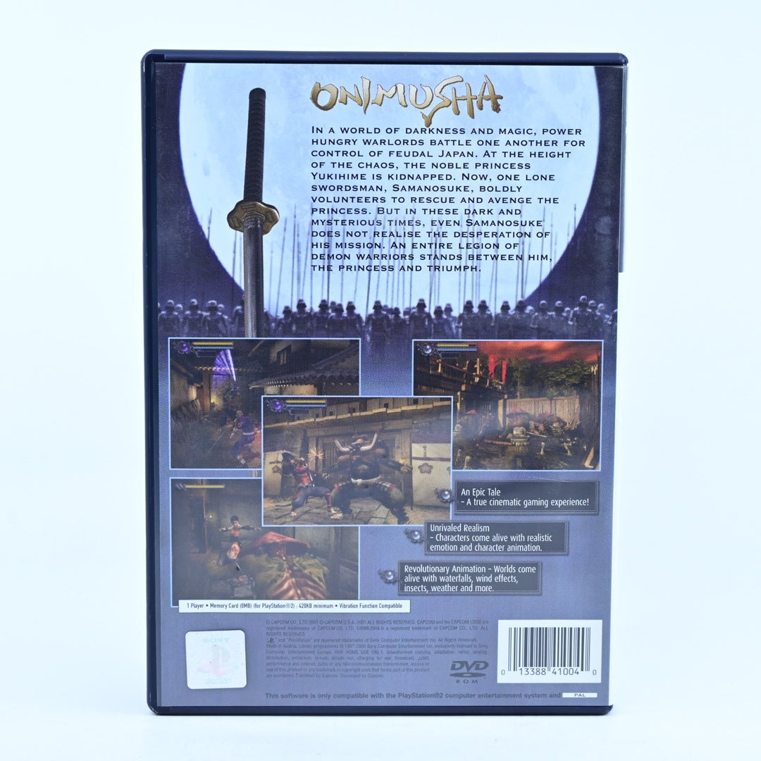 Onimusha: Warlords - Sony Playstation 2 / PS2 Game + Manual - PAL - MINT DISC!