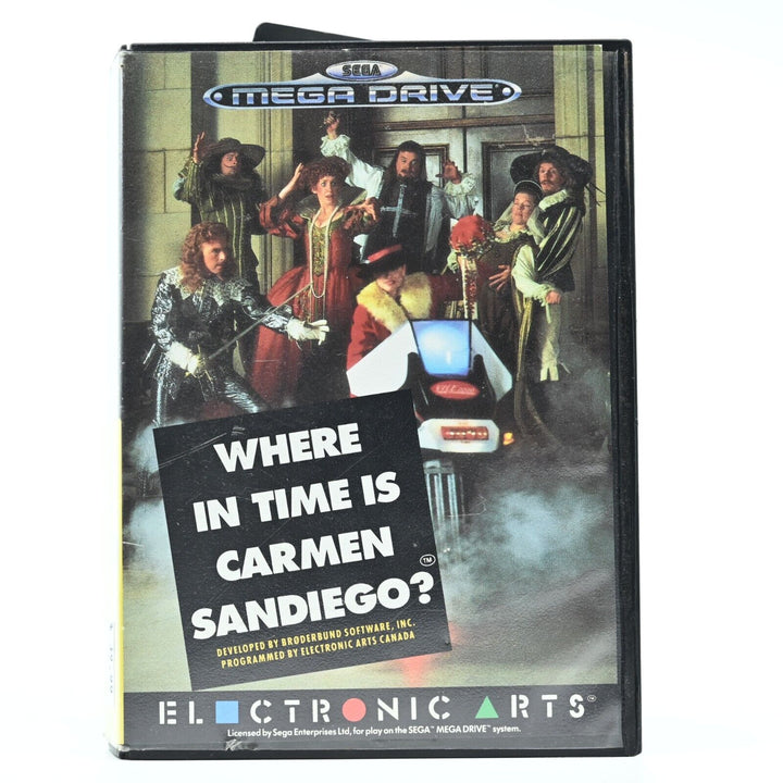 Where in time is Carmen Sandiego - Sega Mega Drive Game - PAL - FREE POST!
