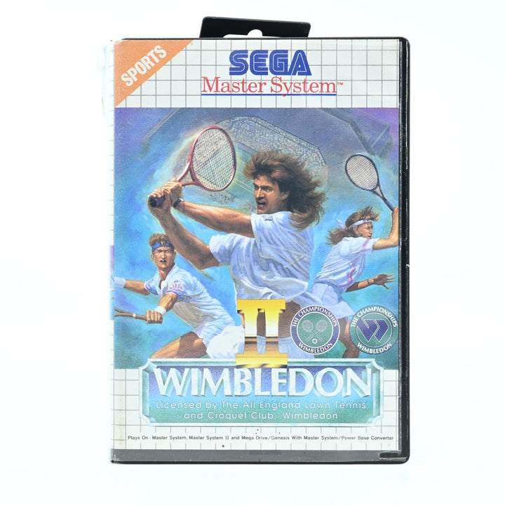 Wimbledon II- Sega Master System Game - PAL - FREE POST!