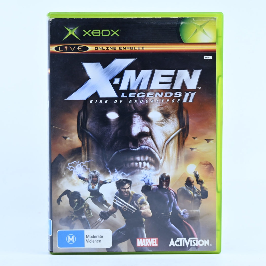 X-Men Legends II: Rise of Apocalypse - Original Xbox Game + Manual - PAL