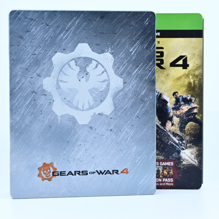 Gears of War 4 Ultimate Edition - Steelbook + Stickers - Xbox One - No Game