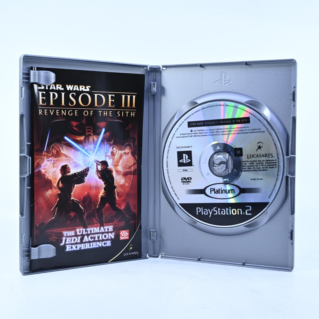 Star Wars: Episode III Revenge of the Sith - PS2 Game + Manual - PAL
