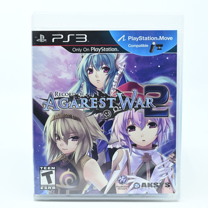 SEALED! Record of Agarest War 2 - Sony Playstation 3 / PS3 Game - FREE POST!