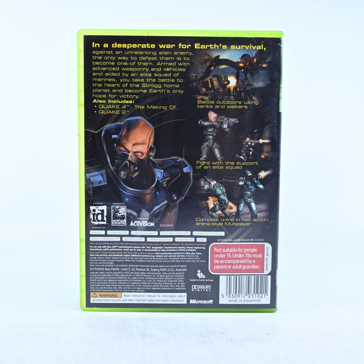 Quake 4 - Xbox 360 Game + Manual - PAL - MINT DISC!
