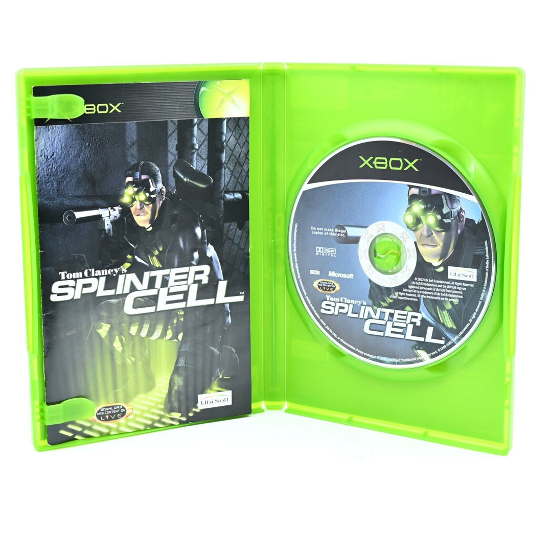 Tom Clancy's Splinter Cell - Original Xbox Game + Manual - PAL - MINT DISC!