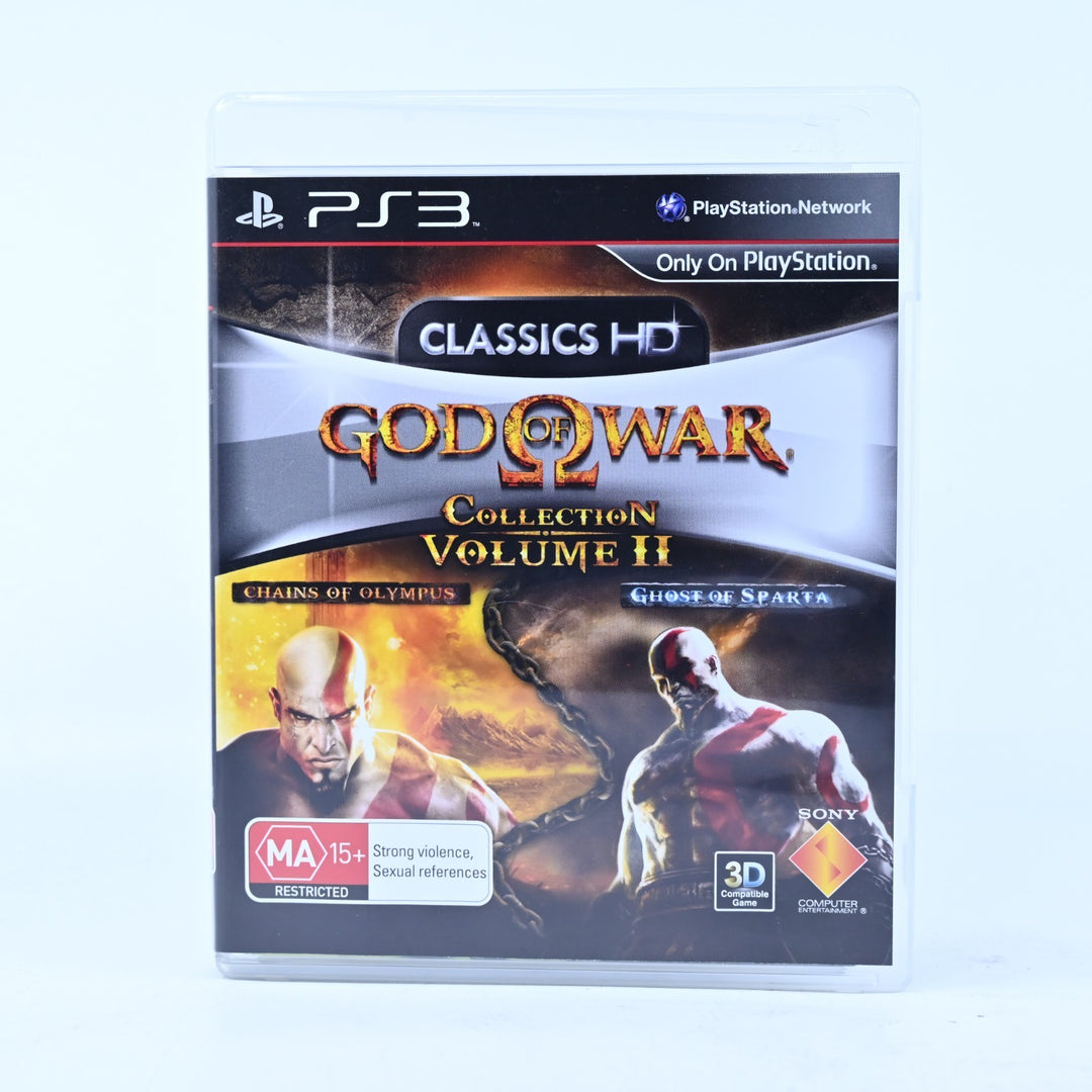 God of War Collection Volume II - Playstation 3 / PS3 Game + Manual - MINT DISC!