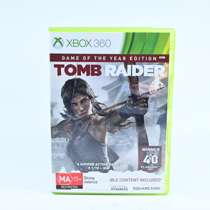 Tomb Raider - Game of the Year Edition - Xbox 360 Game + Manual - PAL