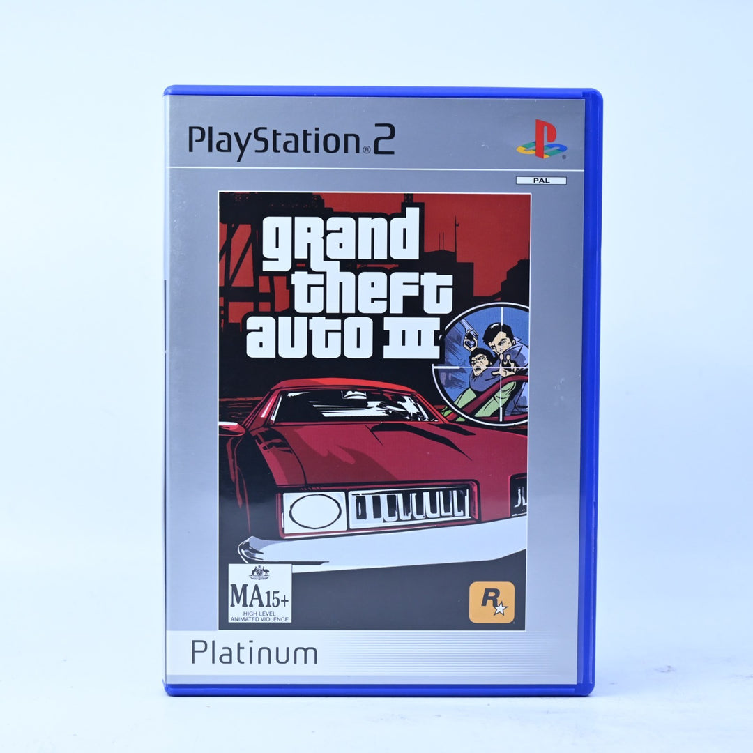 Grand Theft Auto III 3 - Sony Playstation 2 / PS2 Game - No Manual No Map - PAL