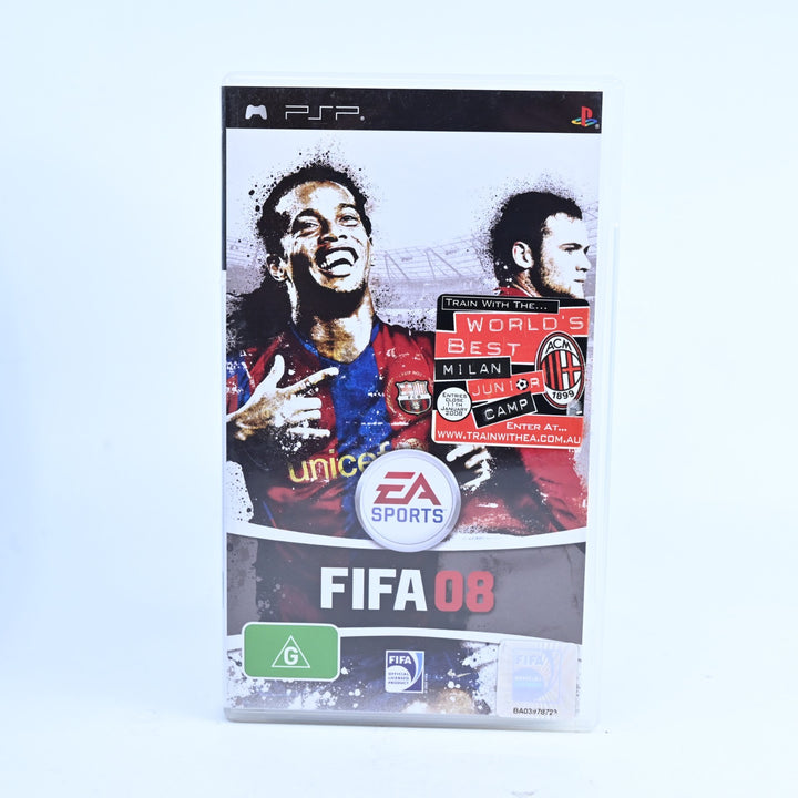 FIFA 08 - Sony PSP Game + Manual - FREE POST!