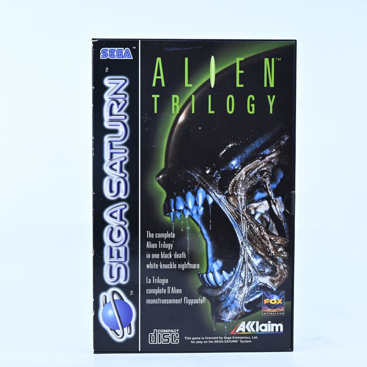 Alien Trilogy - Sega Saturn Game + Manual - PAL - MINT DISC!