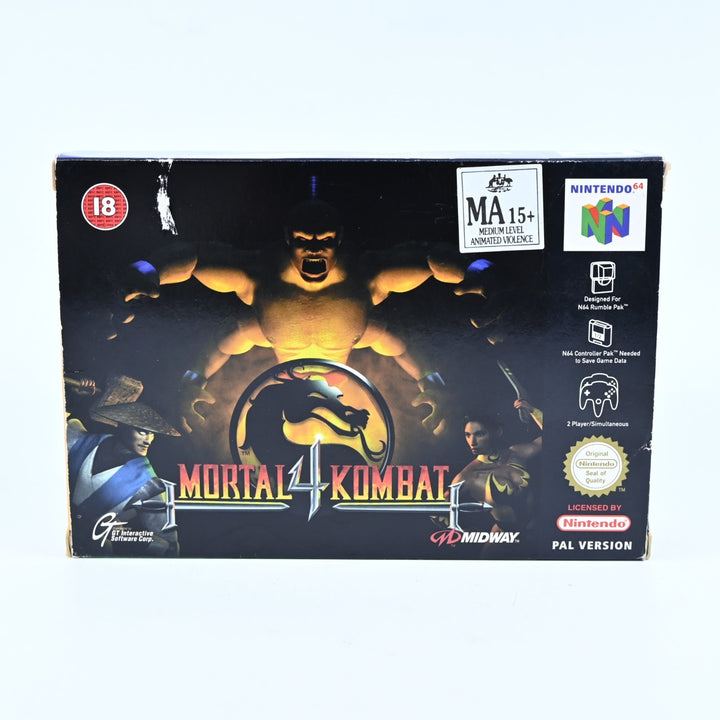 Mortal Kombat 4 - N64 / Nintendo 64 Boxed Game - PAL - FREE POST!