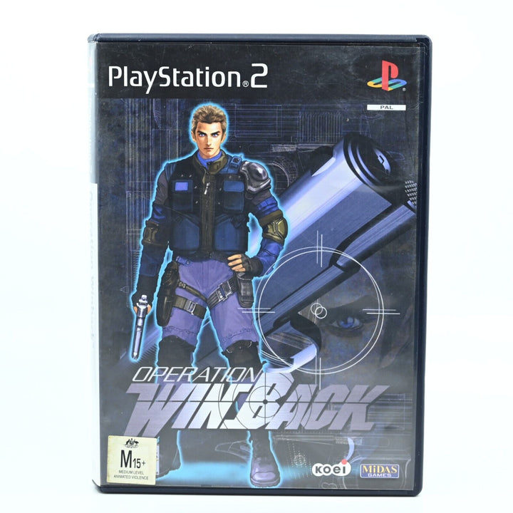 Operation WinBack - Sony Playstation 2 / PS2 Game + Manual - PAL - MINT DISC!