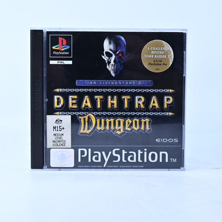 Deathtrap Dungeon - Sony Playstation 1 / PS1 Game + Manual - PAL - MINT DISC!
