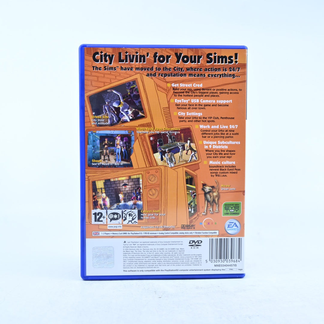 The Urbz: Sims in the City - Sony Playstation 2 / PS2 Game + Manual - PAL