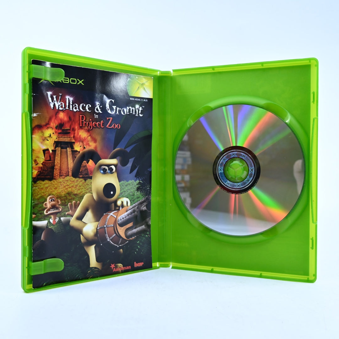 Wallace and Gromit in Project Zoo - Original Xbox Game + Manual - PAL