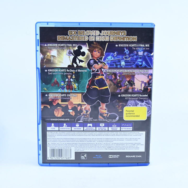 Kingdom Hearts HD 1.5 + 2.5 Remix - Sony Playstation 4 / PS4 Game - MINT DISC!