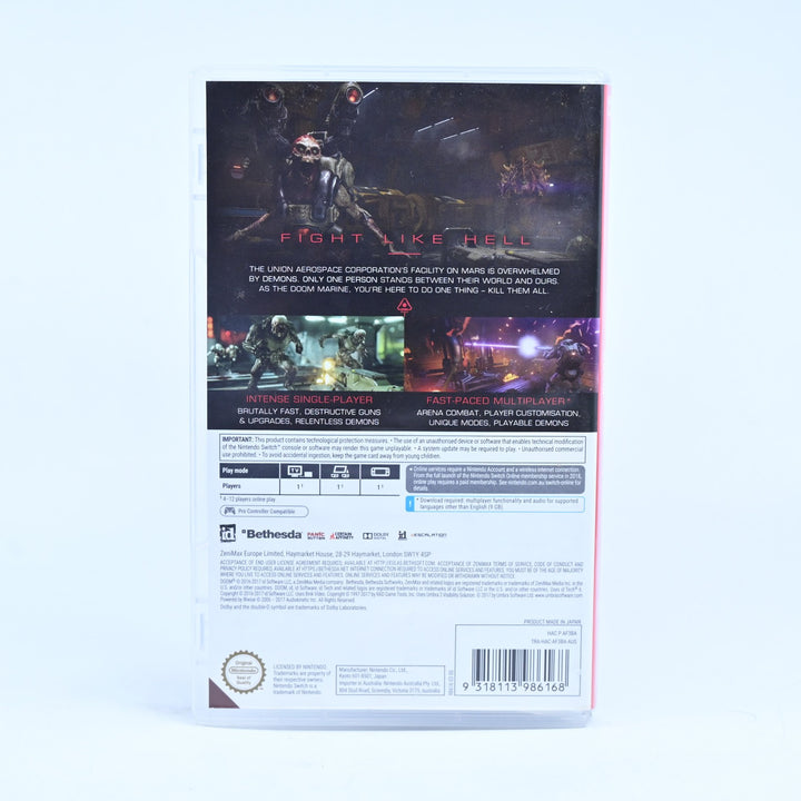 DOOM - Nintendo Switch Game - FREE POST!