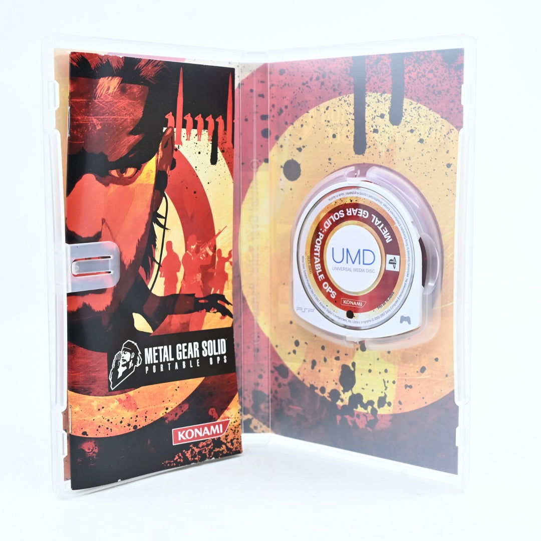 Metal Gear Solid: Portable Ops - Sony PSP Game + Manual - FREE POST!