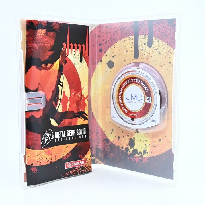 Metal Gear Solid: Portable Ops - Sony PSP Game + Manual - FREE POST!
