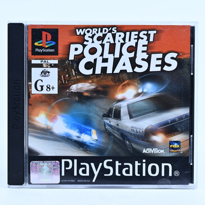 World's Scariest Police Chases - Sony Playstation 1 / PS1 Game + Manual - PAL