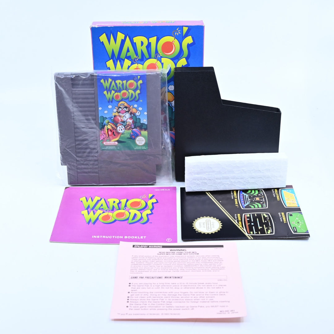 Wario's Woods - Nintendo Entertainment System / NES Boxed Game - PAL