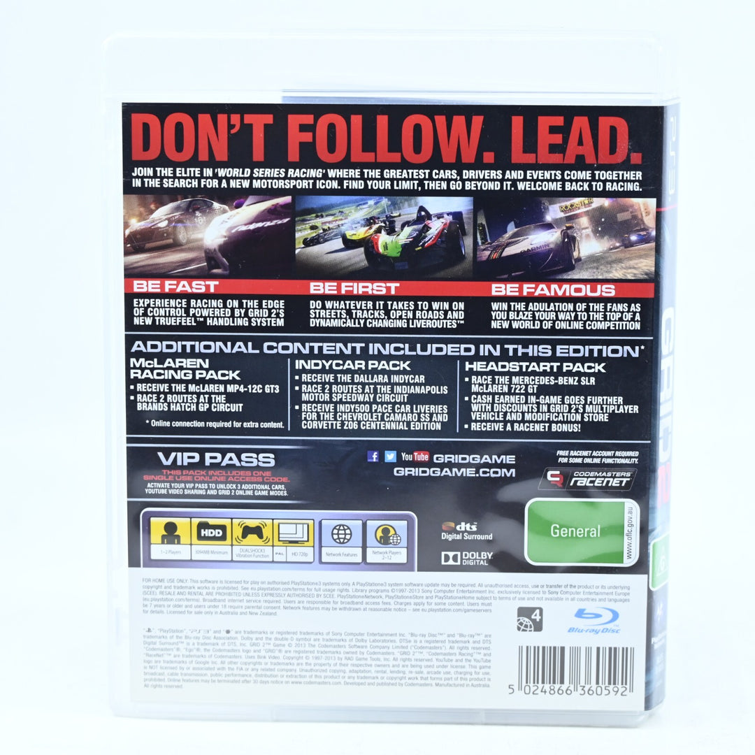 Grid 2: Pole Edition - Sony Playstation 3 / PS3 Game - FREE POST!
