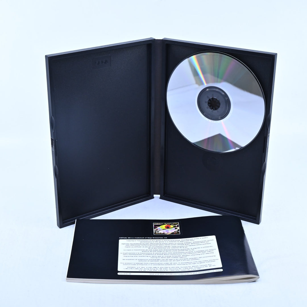 Virtual On: Cyber Troopers - Sega Saturn Game + Manual - PAL - MINT DISC!