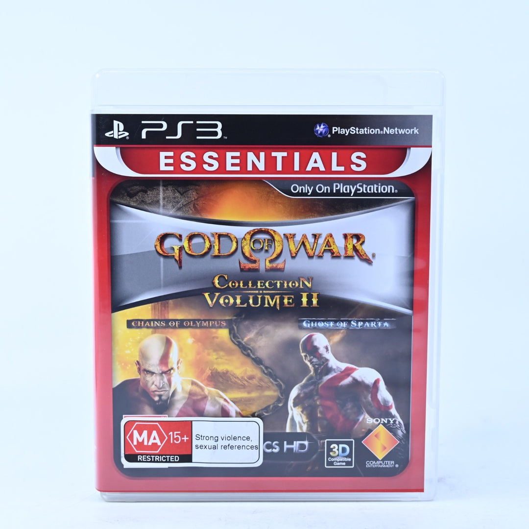 God of War Collection Volume II - Playstation 3 / PS3 Game + Manual - MINT DISC!