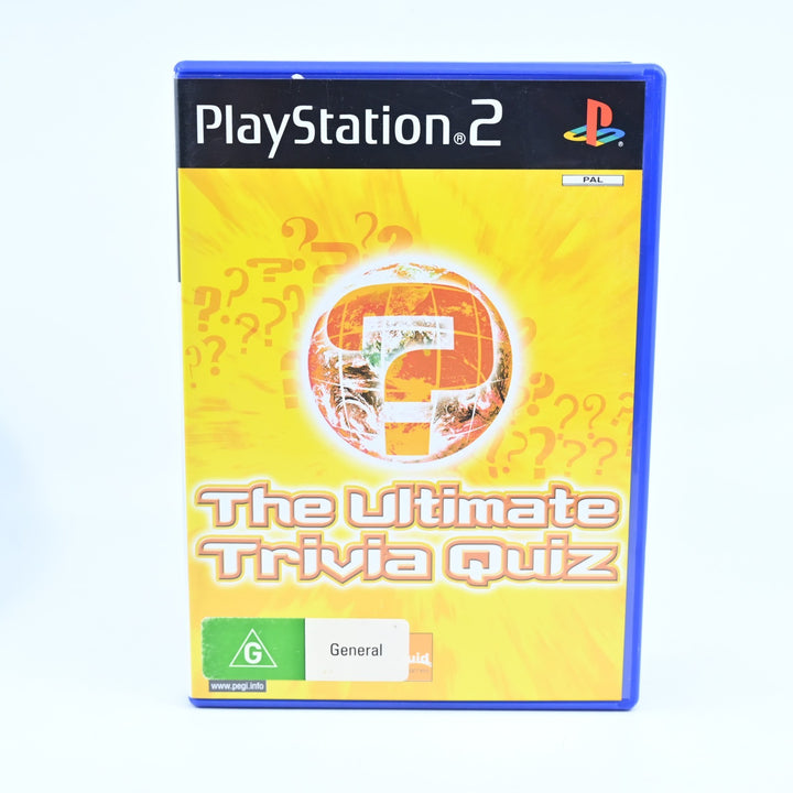 The Ultimate Trivia Quiz - Sony Playstation 2 / PS2 Game + Manual - PAL