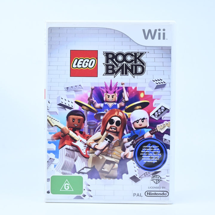 LEGO Rock Band - Nintendo Wii Game + Manual - PAL - MINT DISC!