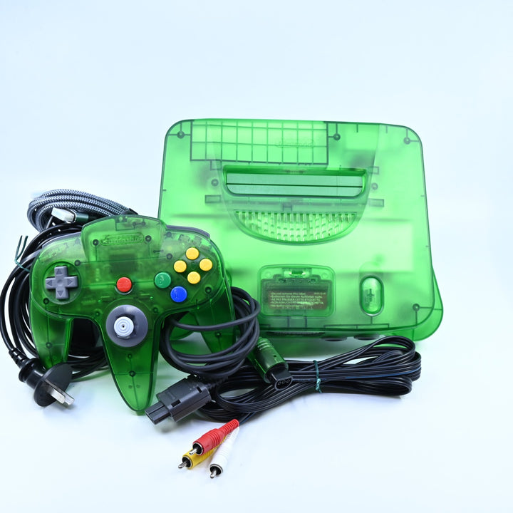 LIKE NEW! Jungle Green - N64 / Nintendo 64 Console - PAL - FREE POST!