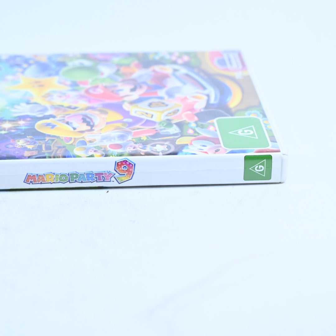 Mario Party 9 - Nintendo Wii Game + Manual - PAL - MINT DISC!