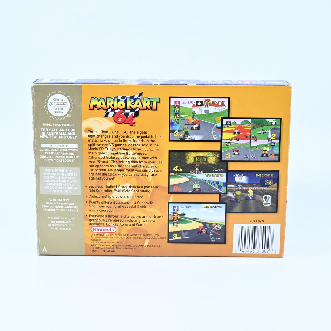 Mario Kart 64 - N64 / Nintendo 64 Boxed Game - PAL