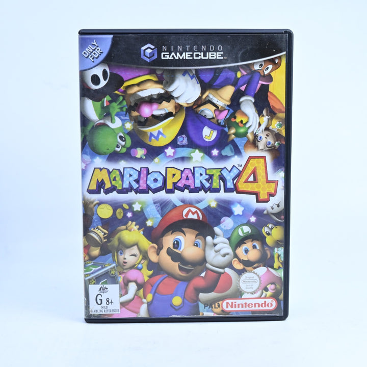 Mario Party 4 - Nintendo Gamecube Game + Manual - PAL - FREE POST!