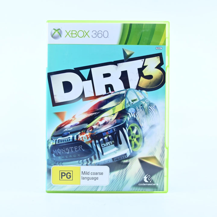 DiRT 3 - Xbox 360 Game + Manual - PAL - MINT DISC!