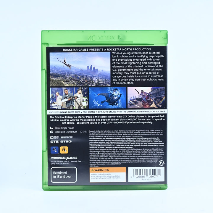 Grand Theft Auto V 5 - Premium Edition - Xbox One Game + Manual - No Map - PAL