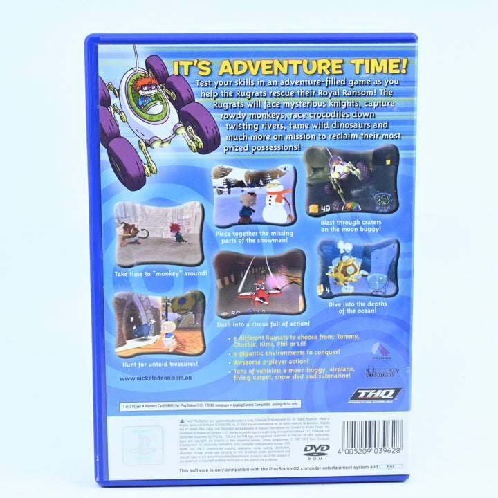 Rugrats Royal Ransom - Sony Playstation 2 / PS2 Game + Manual - PAL - MINT DISC!