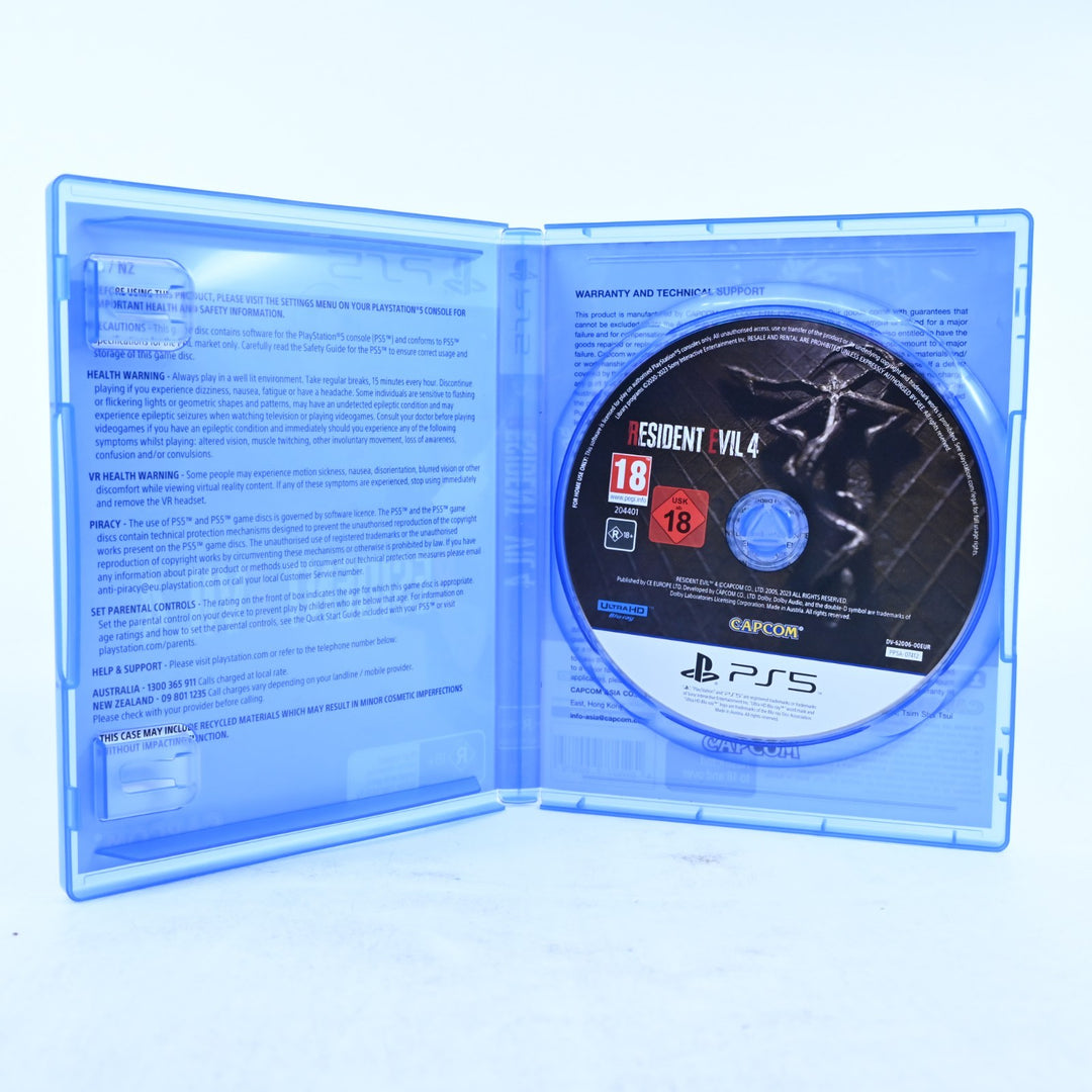 Resident Evil 4 - 2023 Remake - Sony Playstation 5 / PS5 Game - MINT DISC!