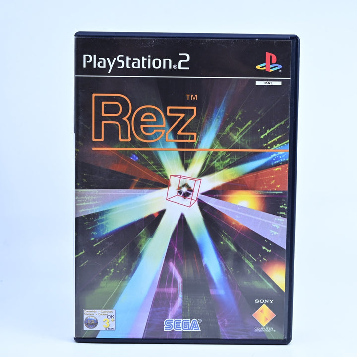 Rez - Sony Playstation 2 / PS2 Game + Manual - PAL - NEAR MINT DISC!