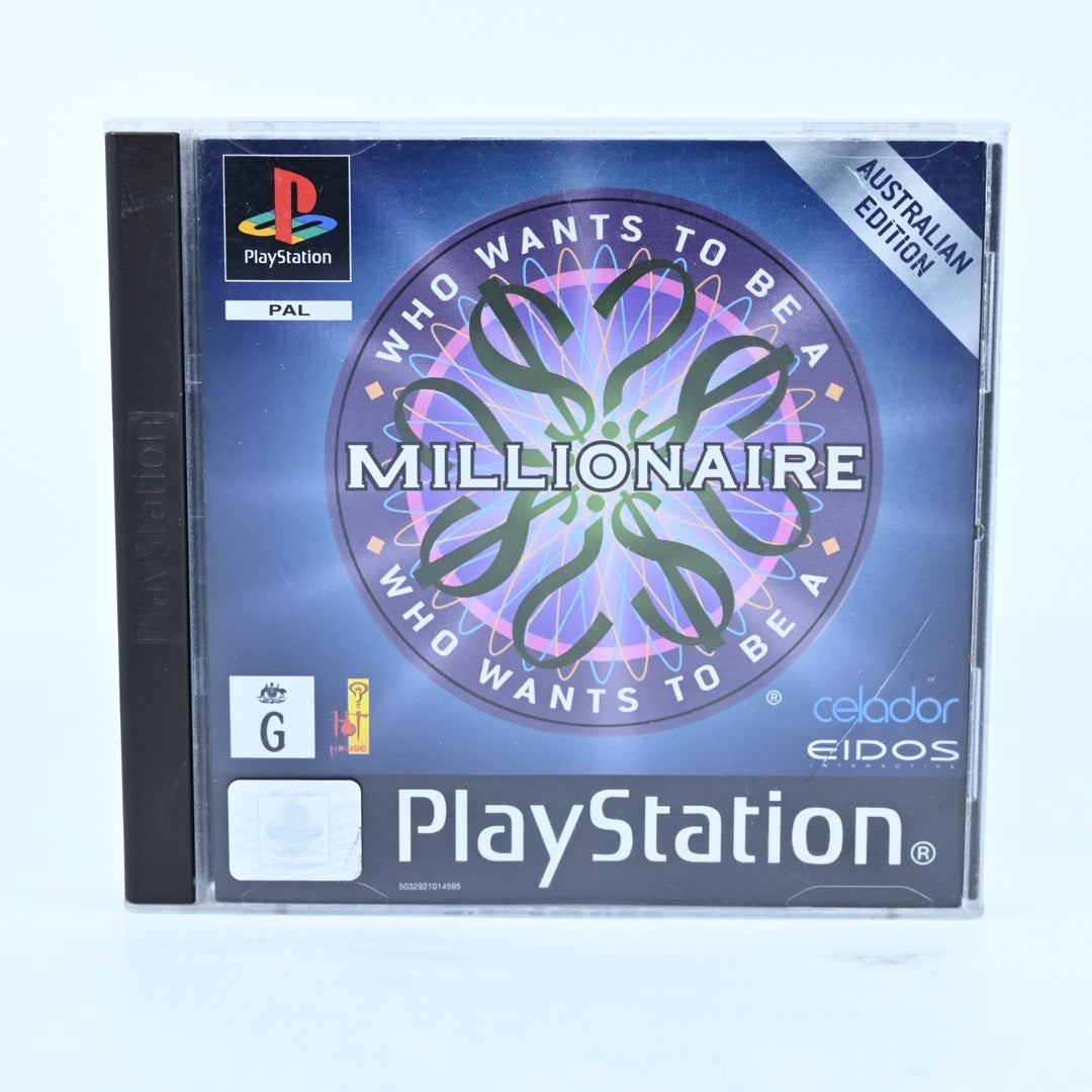 Who Wants to be a Millionaire? - Sony Playstation 1 / PS1 Game + Manual - PAL