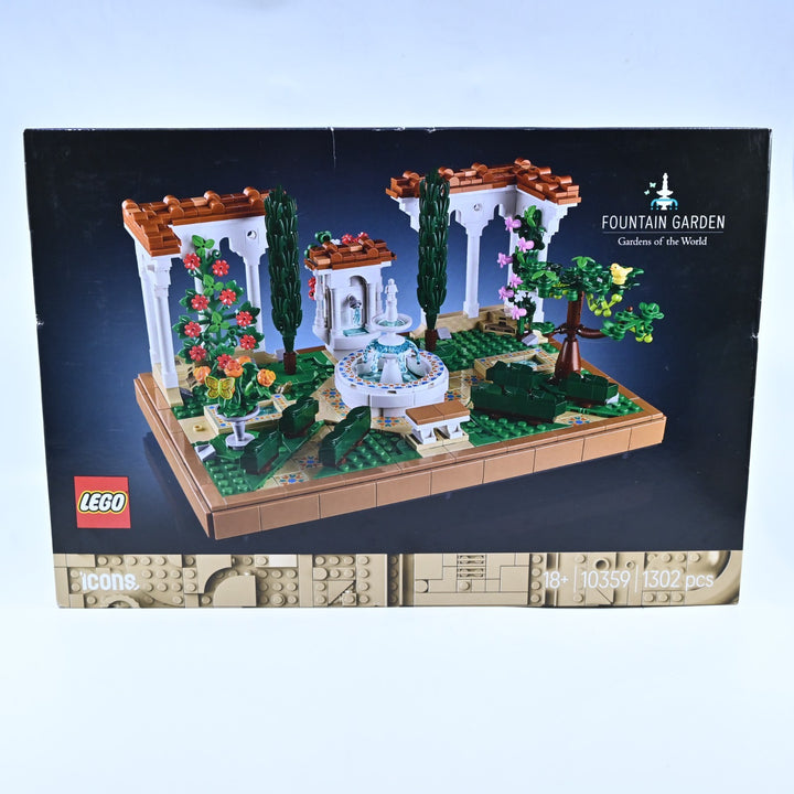 SEALED! LEGO 10359 Icons - Gardens of the World: Fountain Garden - Toy