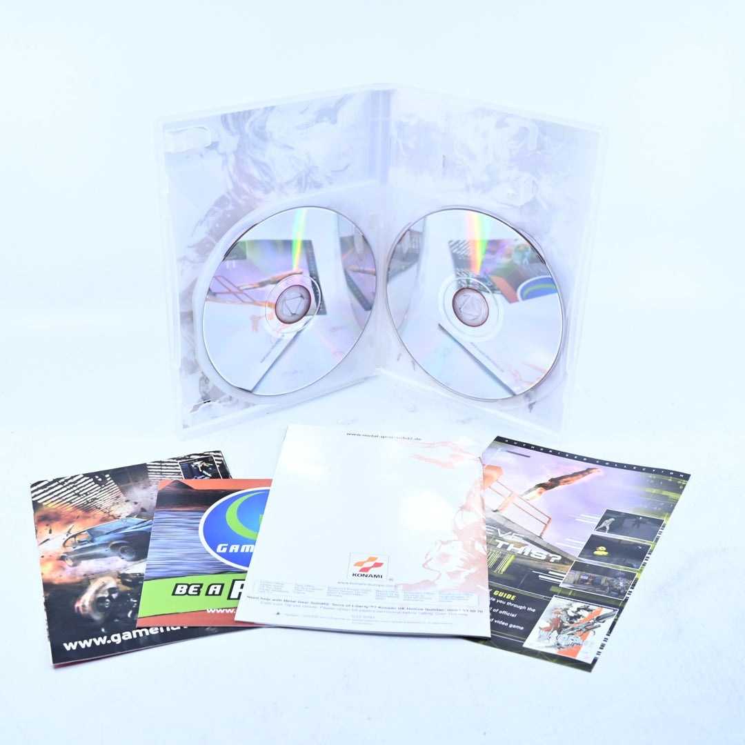 Metal Gear Solid 2: Sons of Liberty - Sony Playstation 2 / PS2 Game + Manual