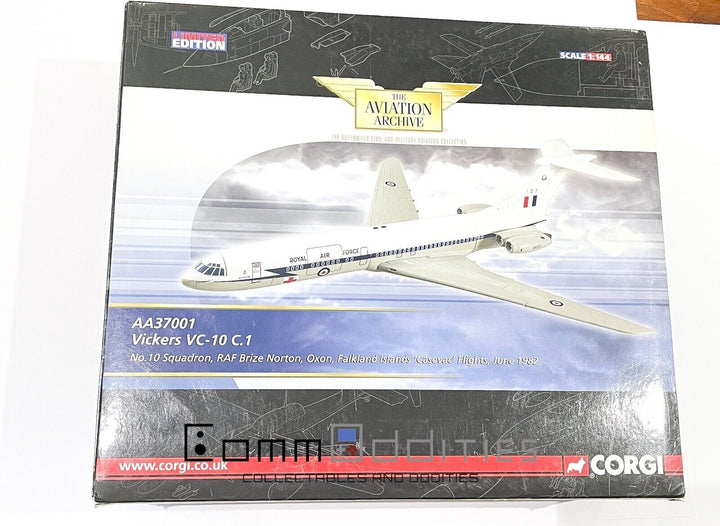 Corgi Aviation AA37001 Vickers VC-10 C.1 RAF Brize Norton Aircraft 1:144 Plane