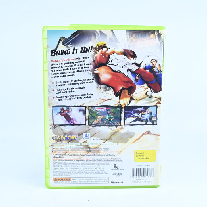 Street Fighter IV - Xbox 360 Game + Manual - PAL - NEAR MINT DISC!
