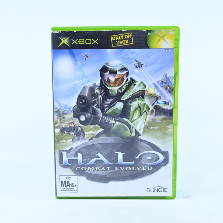 Halo: Combat Evolved - Original Xbox Game + Manual - PAL - MINT DISC!