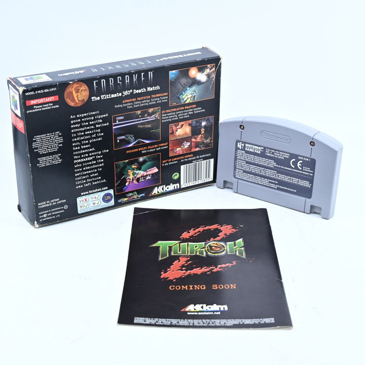 Forsaken - N64 / Nintendo 64 Boxed Game - PAL - FREE POST!