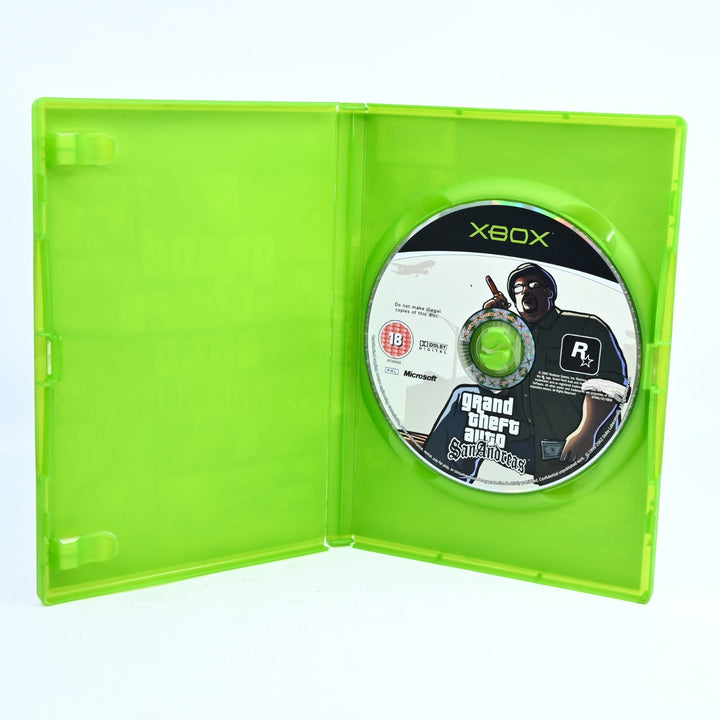 Grand Theft Auto: San Andreas - Original Xbox Game - No Manual - PAL - MINT DISC